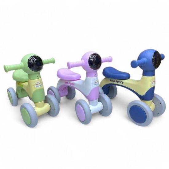 صورة سكوتر توازن  للأطفال بأربع عجلات